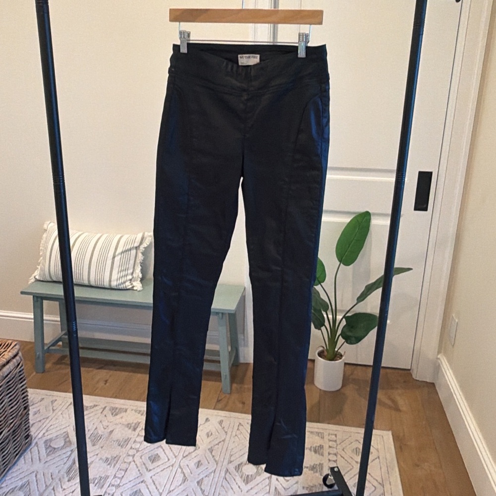 We The Free Black Straight Leg Pants